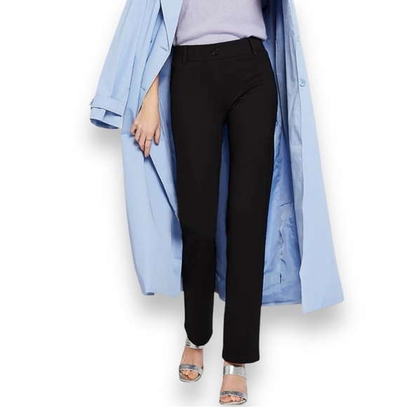 Betabrand Boot-Cut Classic Dress Pant Yoga Pant Black Size XXL - Picture 5 of 13